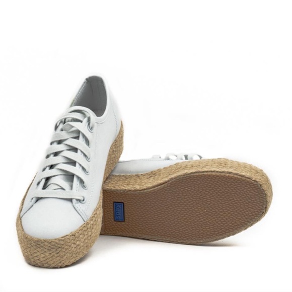 Keds Sneakers Women’s Size 9 Light Blue Triple Kick Canvas Jute Style WF62636 - Picture 4 of 15